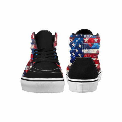MEN'S American Flag Stars High Top Canvas Grunge Shoes