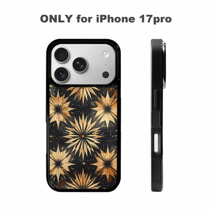 iPhone 17 Pro Case — Retro Zebra Print Star Animal Print, Custom Printed Phone Case