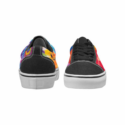 WOMEN'S Smiley Facessmiley Faces  Lace-Up Canvas Y2K Custom Shoes