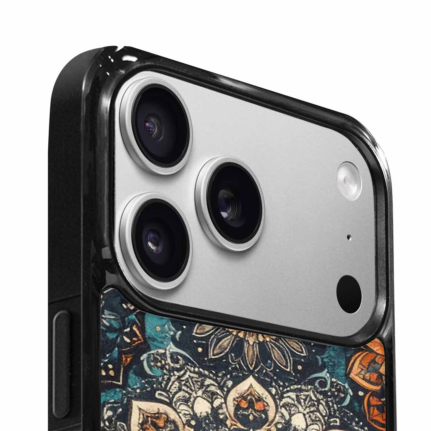 iPhone 17 Pro Max Case — Small Mandala Pattern, Randomly Floral, Custom Print Case Cover