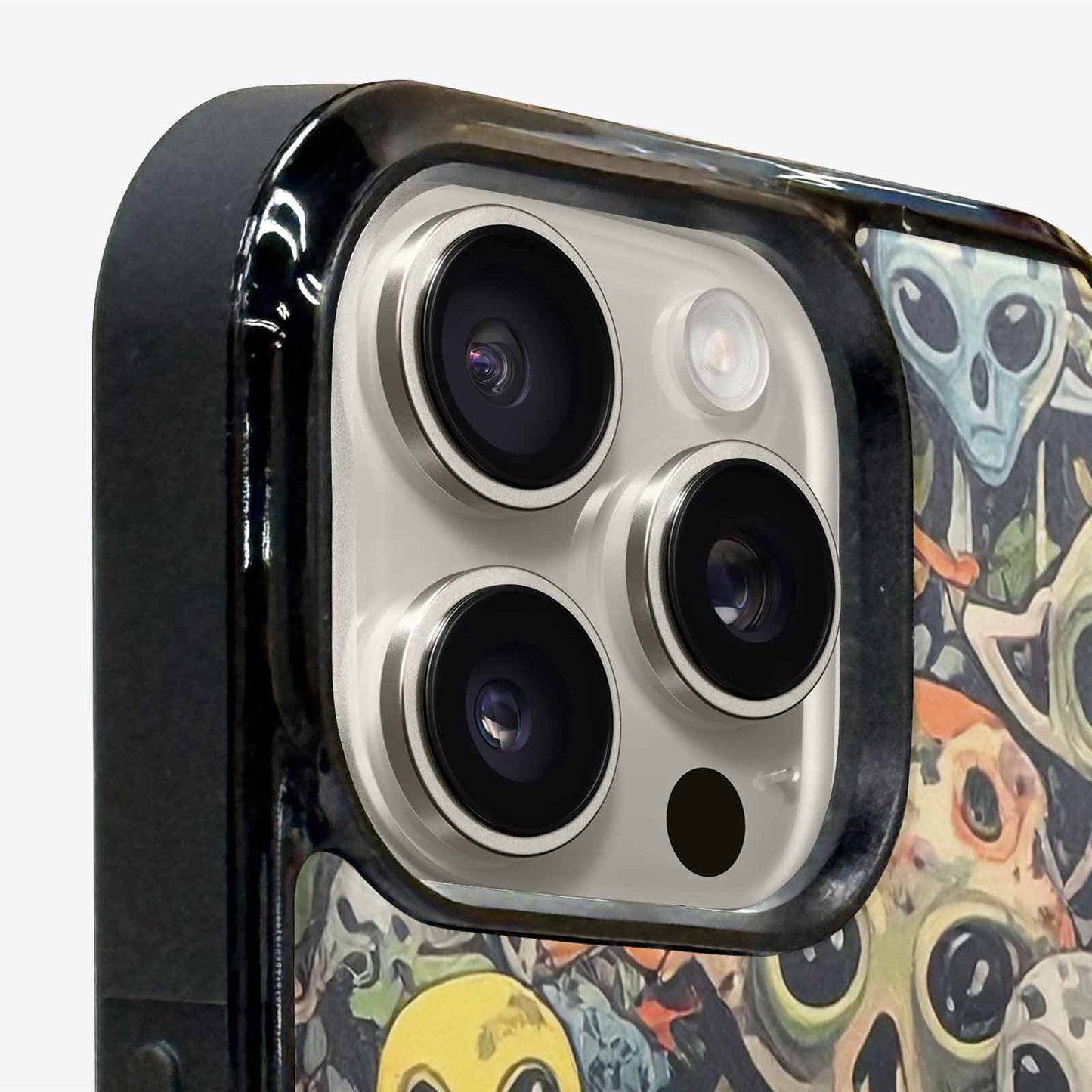 iPhone 15 Pro Max Case — Aliens Camo Aliens Pattern Hundreds Of, Custom Made Phone Cover