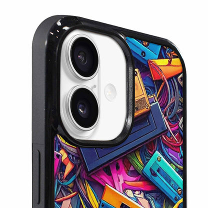 iPhone 17 Case — Retro Cassette Tape Pattern Retro Vintage, Personalized Phone Case