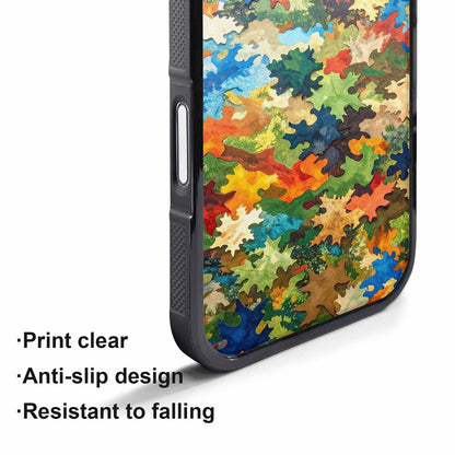 iPhone 17 Pro Max Case — Camo Patches Full Color Camo, Original Design Phone Case