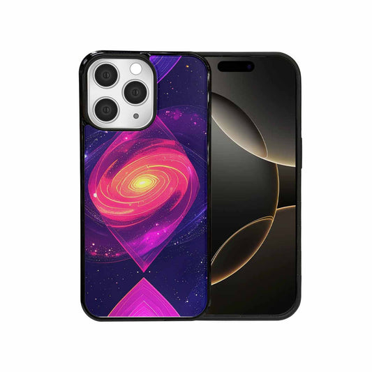 iPhone 15 Pro Max Case — Rose Galaxy Art Seamless Pattern Vibrant, Custom Printed Phone Case