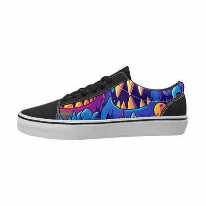 MEN'S Monsters Canvas Original Design Dreamcore Custom Art Shoes