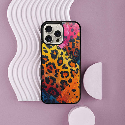 iPhone 16 Pro Max Case — Full Color Vibrant Animal Print Animal, Custom Print Case Cover