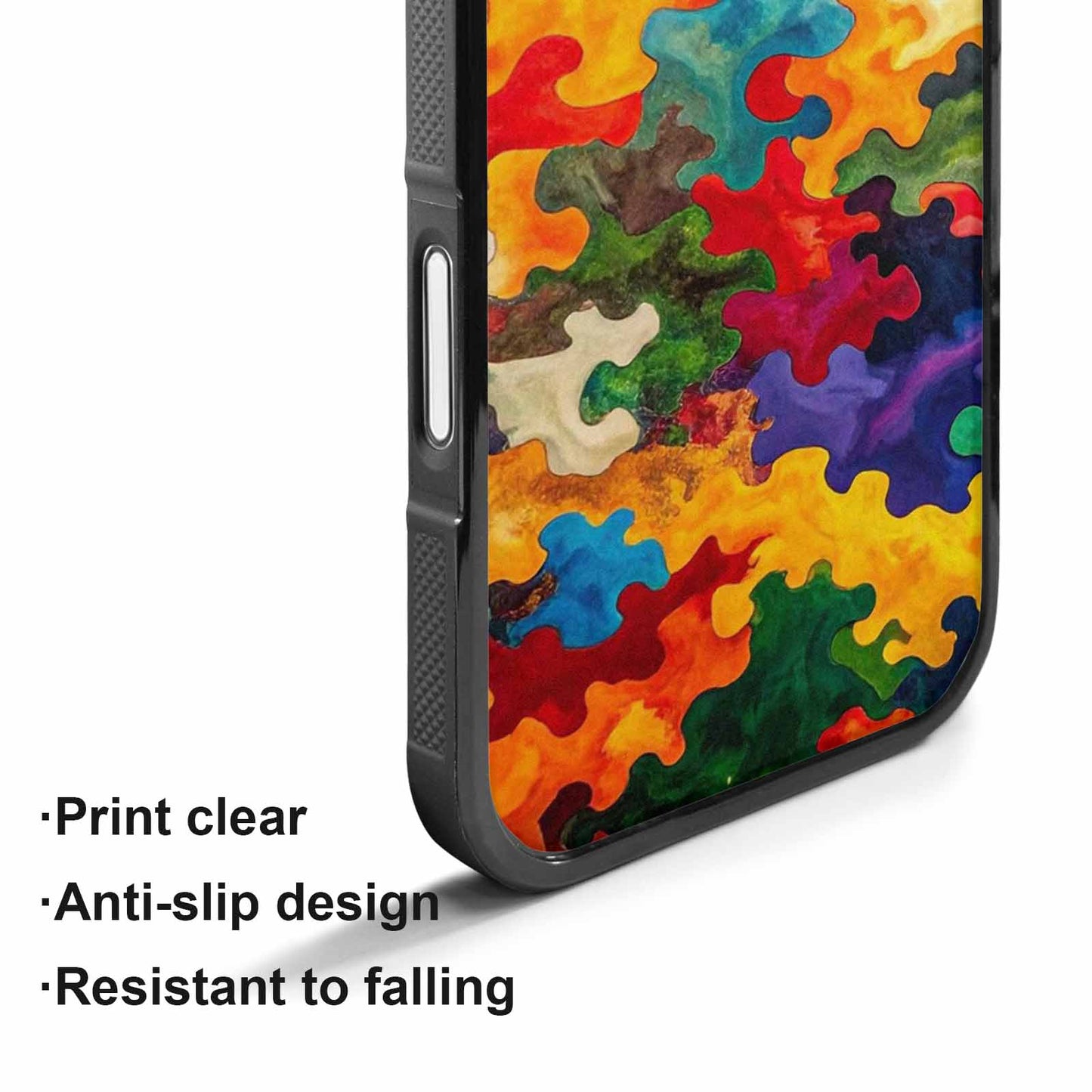 iPhone 17 Case — Camo Patches Full Color Camo, Original Design Phone Case