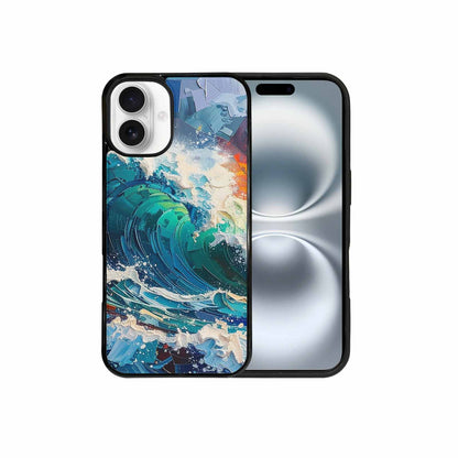 iPhone 16 Plus Case — Wave Crest Splash Wave Crest Splash, Custom Phone Case
