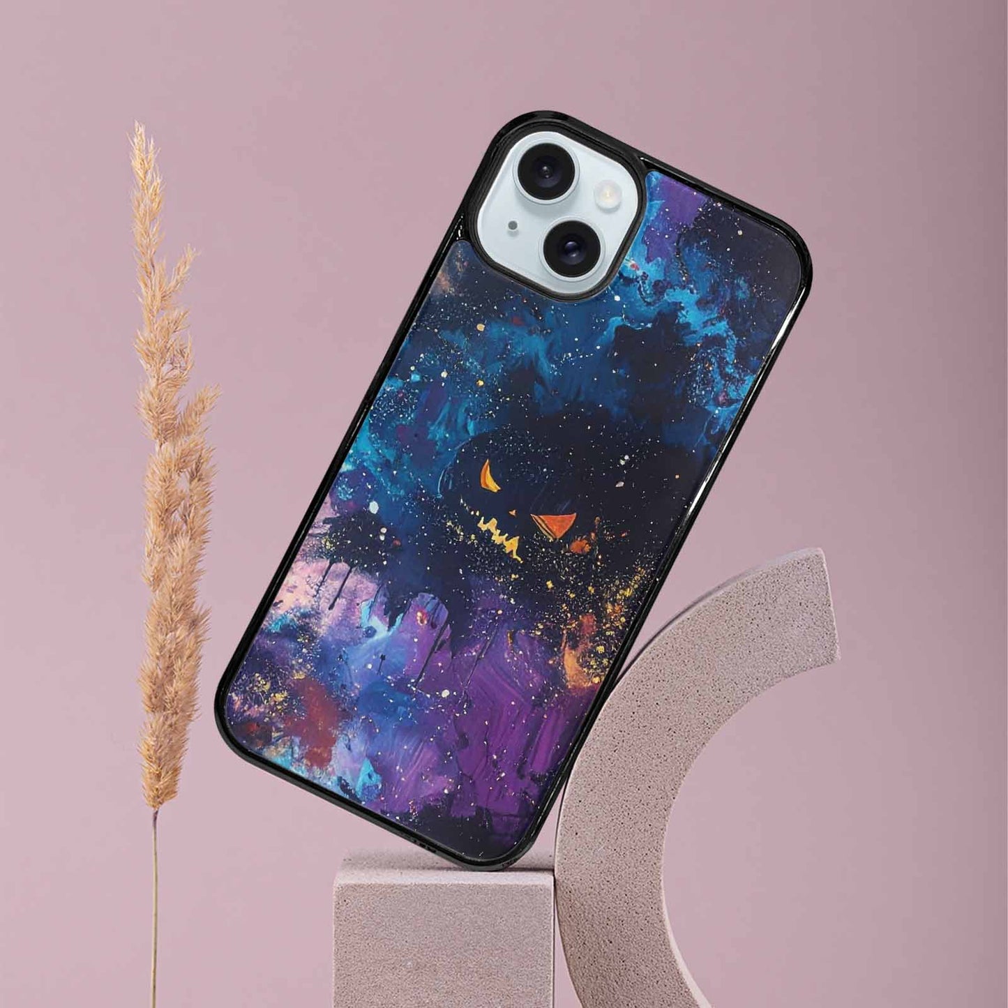 iPhone 15 Plus Case — Eamless Repeating Pattern Of Overlapping Pumpkin, Custom Print Case Cover