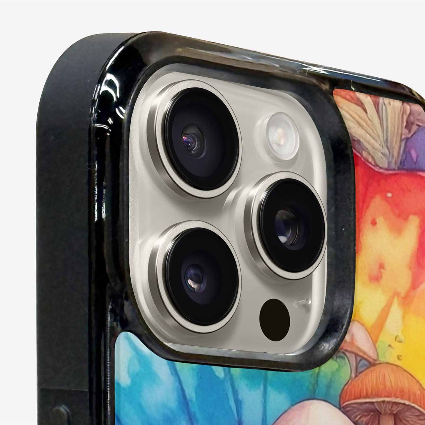iPhone 16 Pro Case — Mushrooms Tie Dyemushrooms Pat 3w3, Original Design Phone Case
