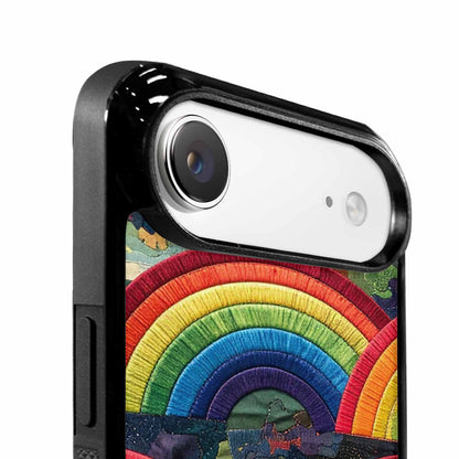 iPhone 17 Air Case — Vivid Camo Rainbow Arc Camo, Custom Designed Case Cover