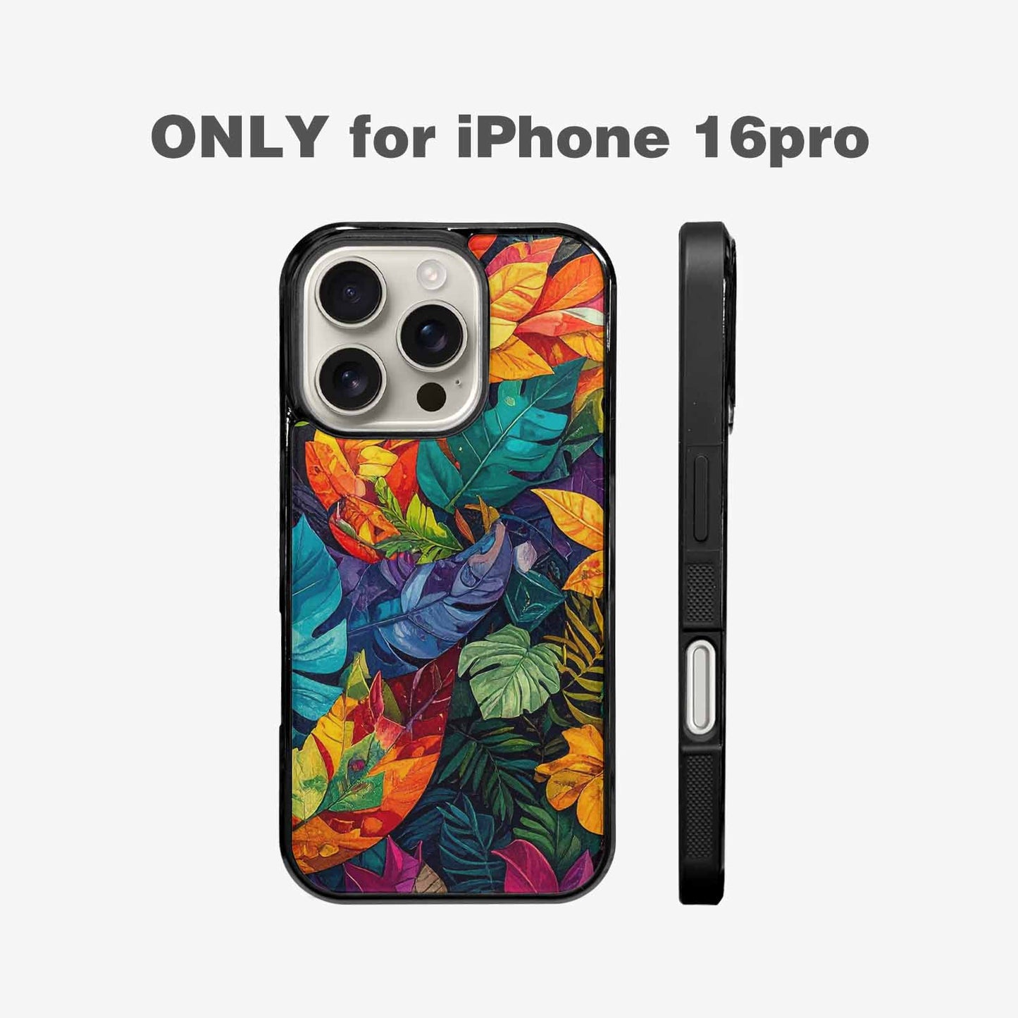 iPhone 16 Pro Case — Toucan Jungle Toucan Jungle Pattern Hundreds, Custom Made Phone Cover