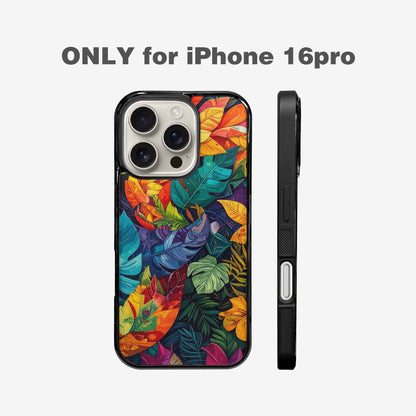 iPhone 16 Pro Case — Toucan Jungle Toucan Jungle Pattern Hundreds, Custom Made Phone Cover