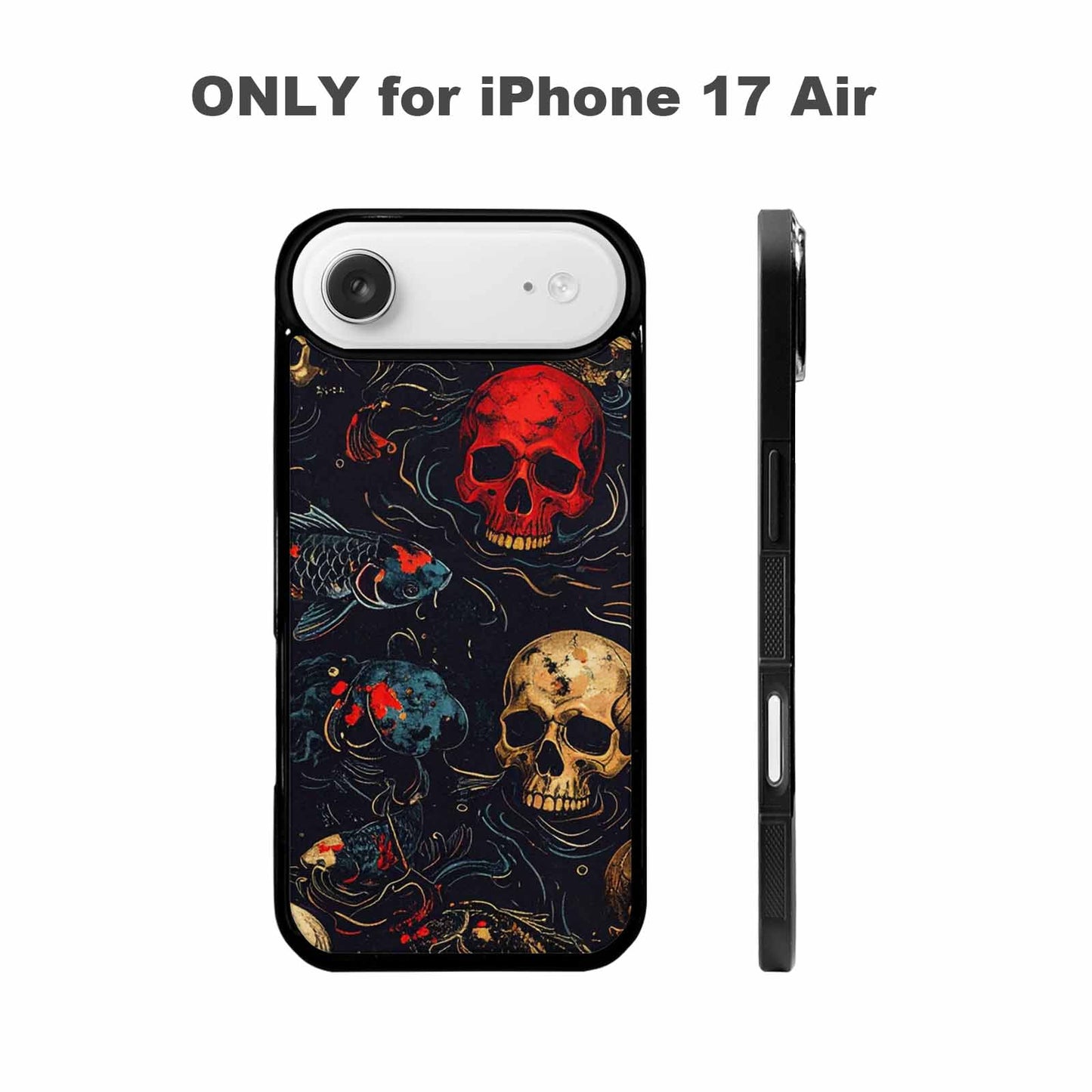 iPhone 17 Air Case — Skull Dark Art Gothic Print Gothic, Original Design Phone Case