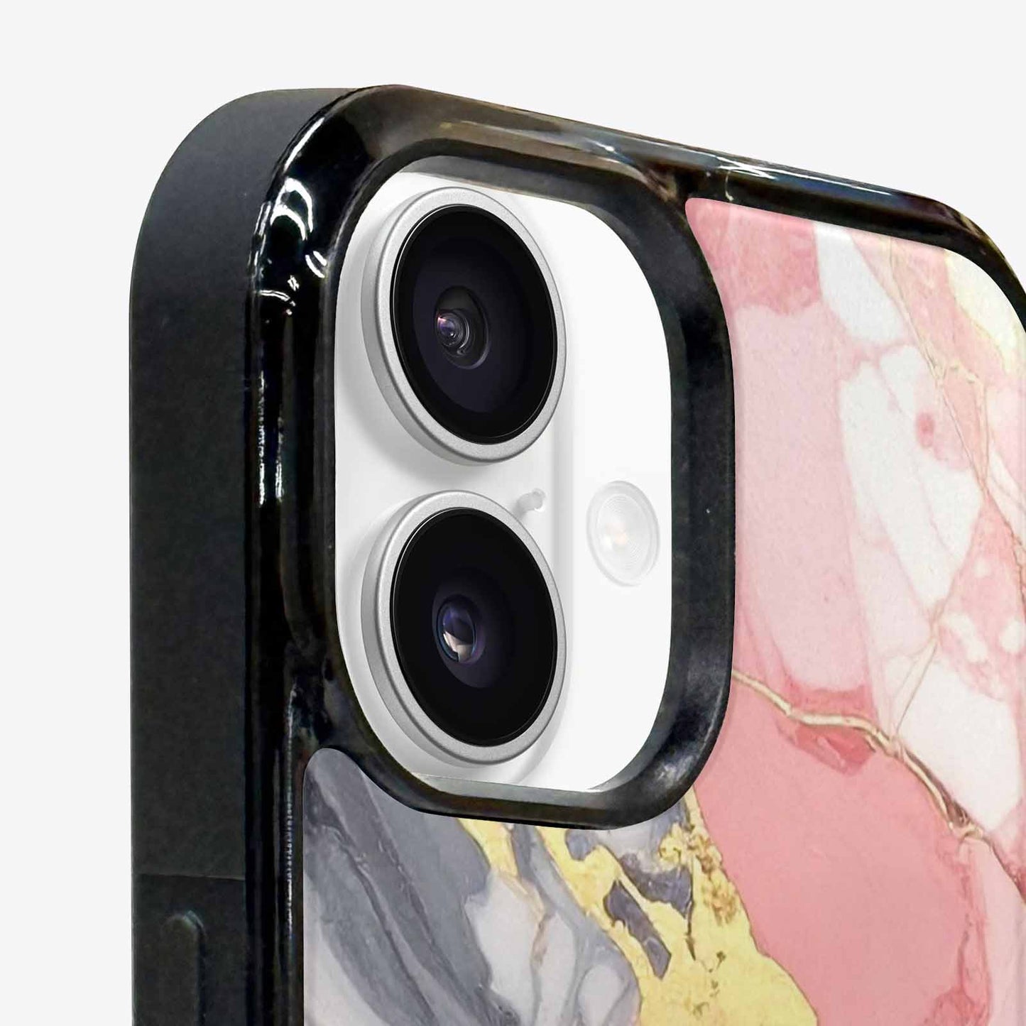 iPhone 16 Plus Case — Marble Vein Marble Veins Pattern Hundreds, Personalized Phone Case