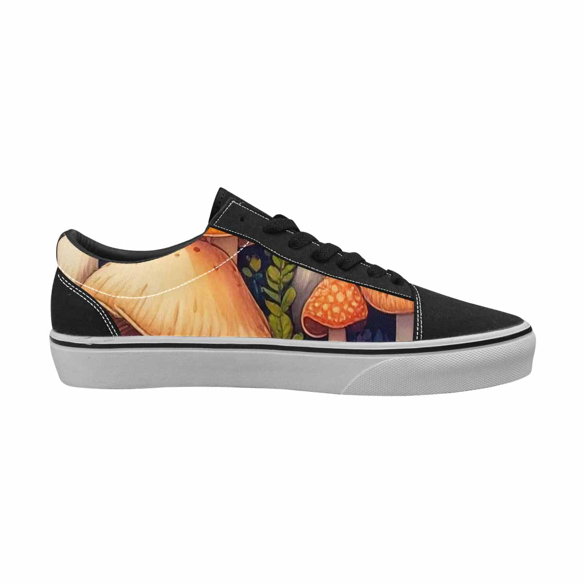 WOMEN'S Mushrooms (general) Lace-Up Canvas Dreamcore Shoes