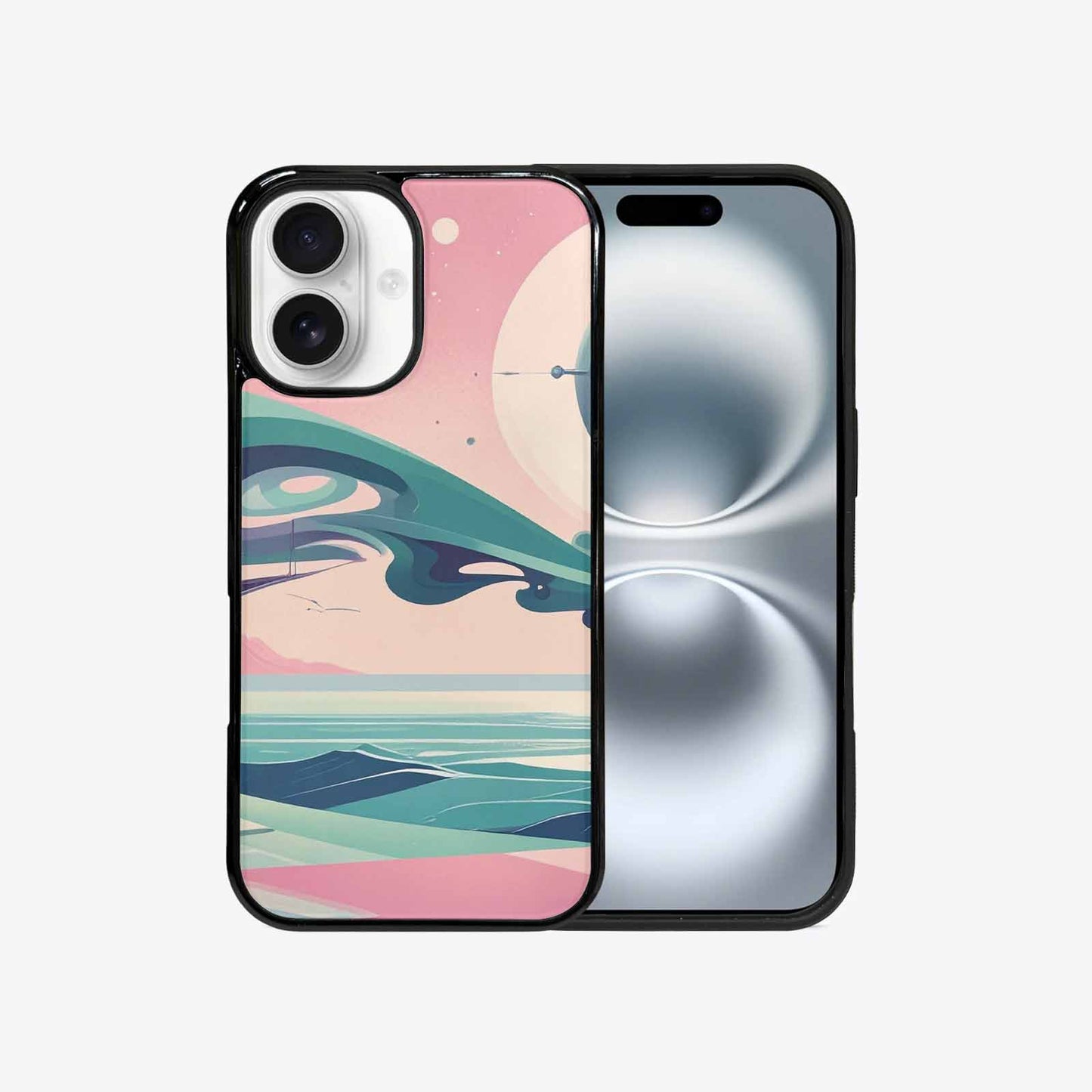 iPhone 16 Case — 1930s European Surrealist Art Style Dreamlike, Unique Phone Case Design