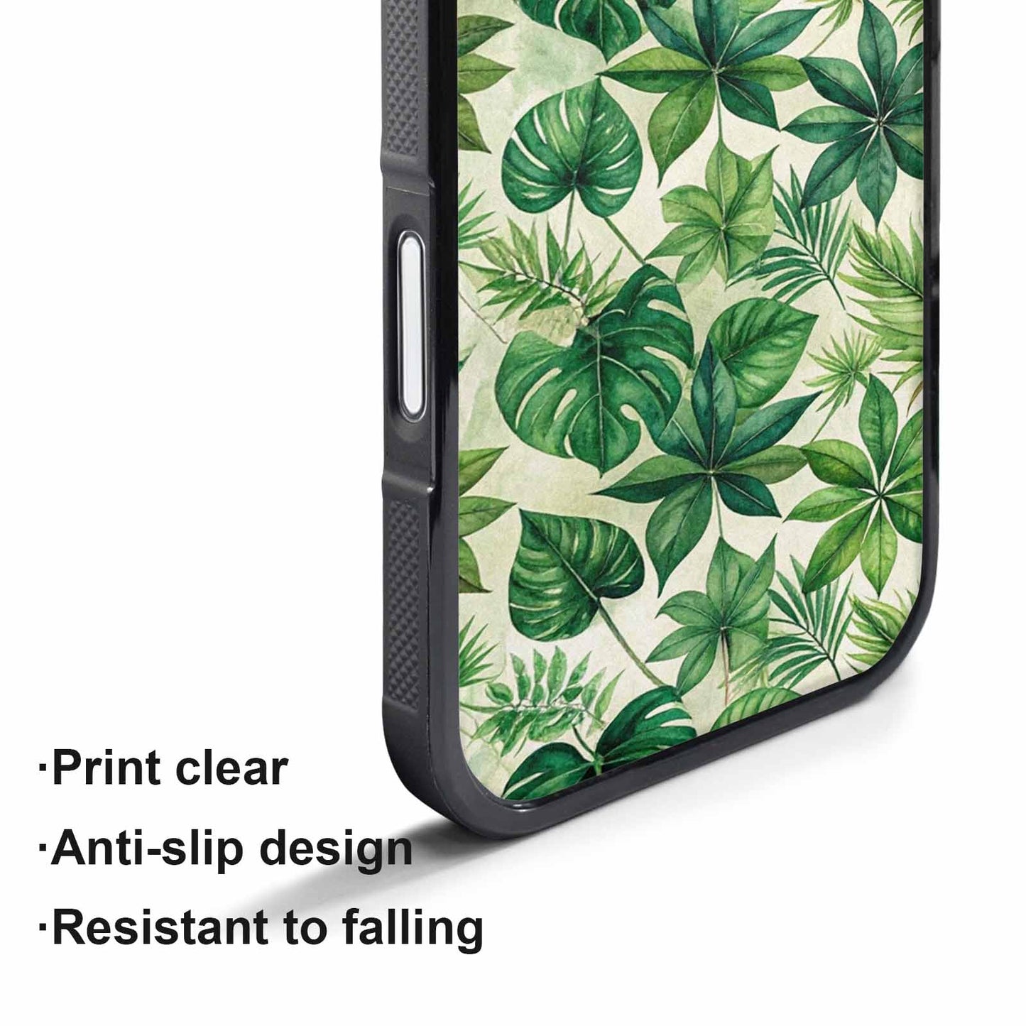 iPhone 17 Pro Max Case — Small Seven Point Palmate Floral, Personalized Phone Case