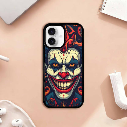 iPhone 17 Case — Evil Circus Heads Faces Cartoon Cute, Custom Phone Case