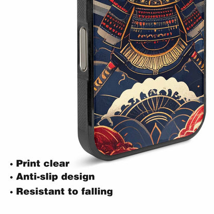 iPhone 16 Pro Case — Samurai Art Repeat Pattern, Personalized Phone Case
