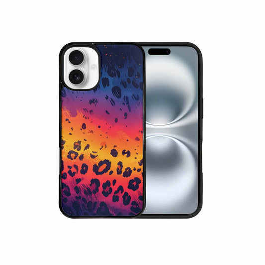 iPhone 16 Plus Case — Leopard Print Gradient, Customized Protective Case