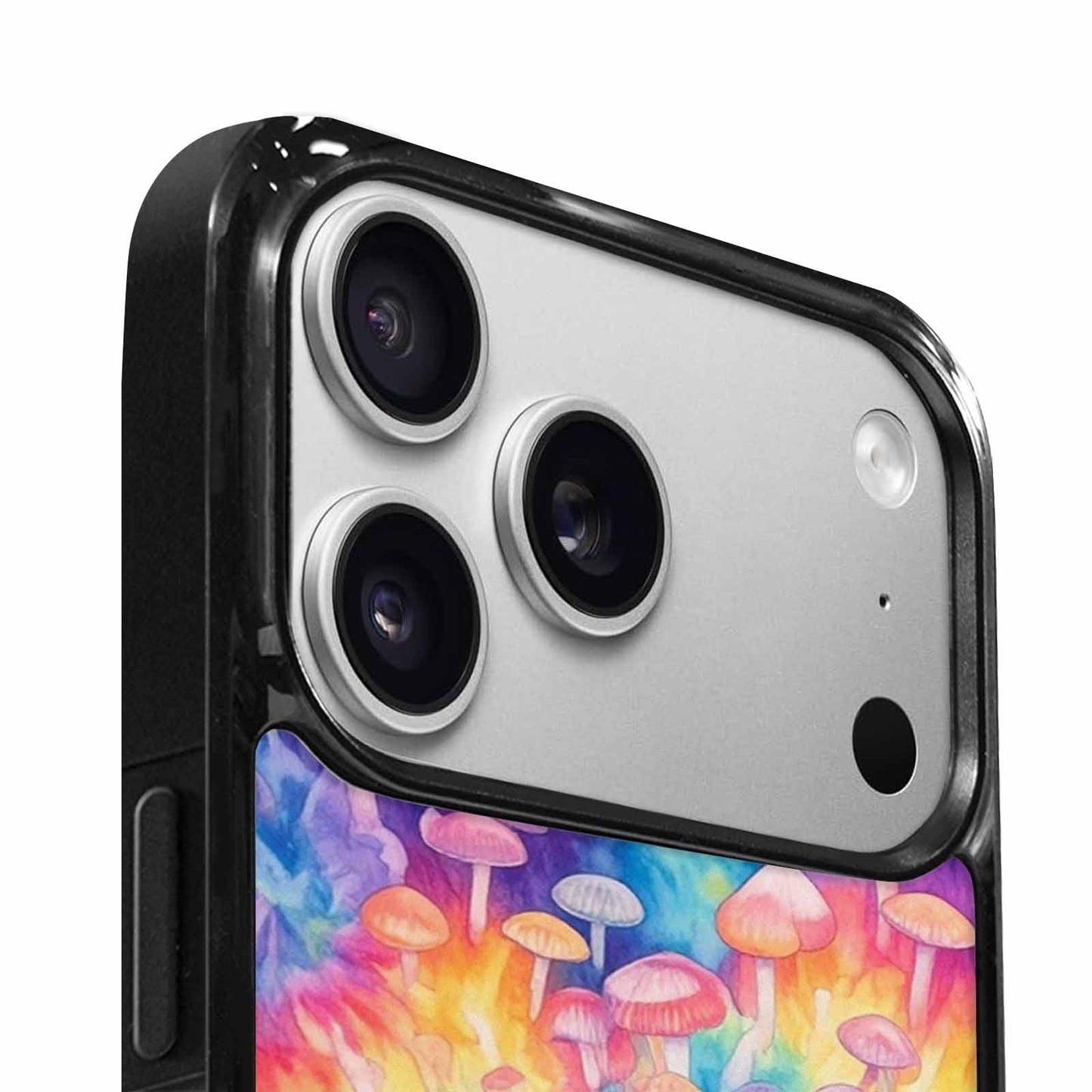 iPhone 17 Pro Case — Mushrooms Tie Dyemushrooms Pat Cg9 Tie, Customized Protective Case