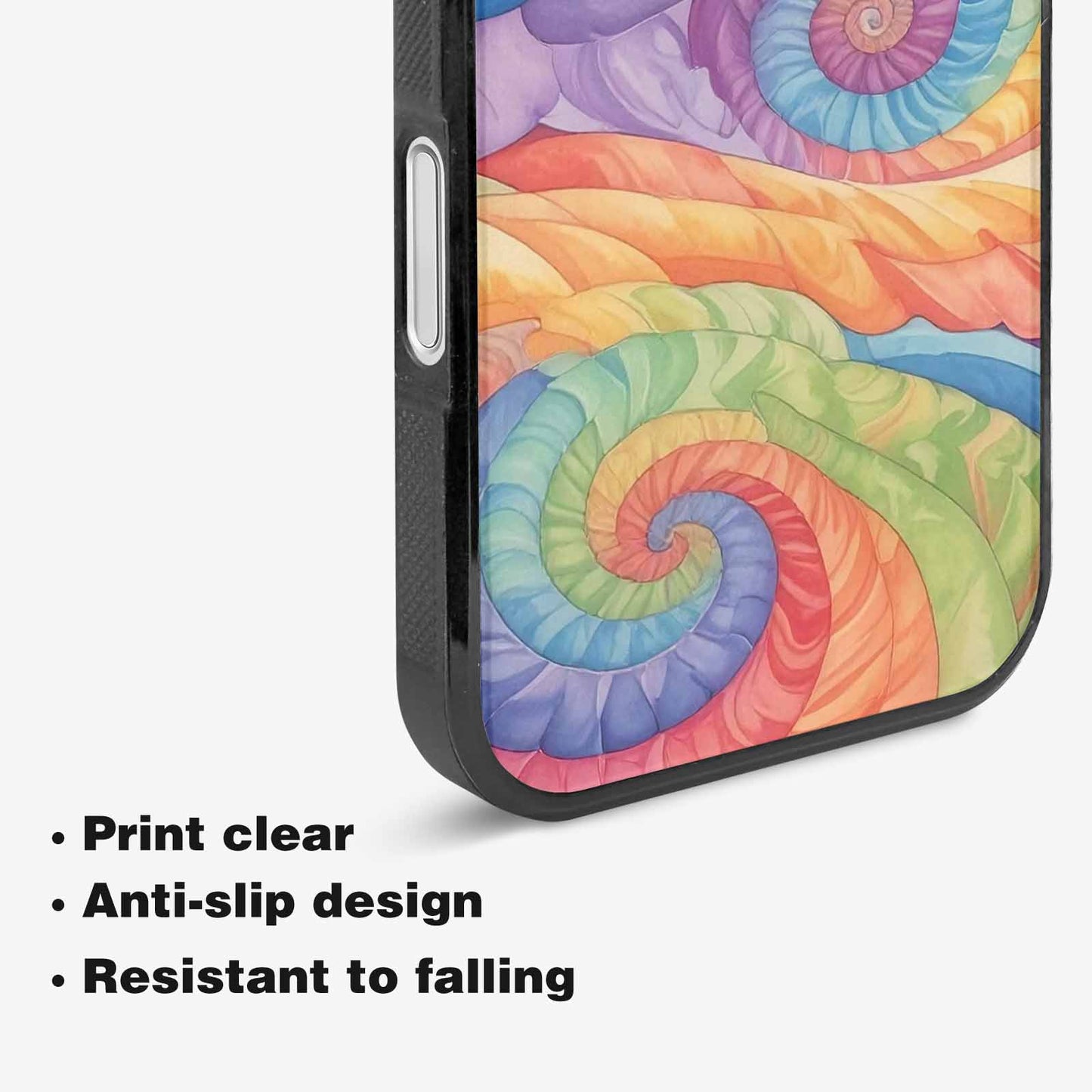 iPhone 16 Plus Case — Tie Dye Swirls Tie Dye Swirls, Personalized Phone Case