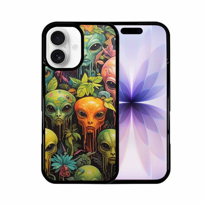 iPhone 17 Case — Aliens Pattern Hundreds Of Alien Scifi, Custom Made Phone Cover
