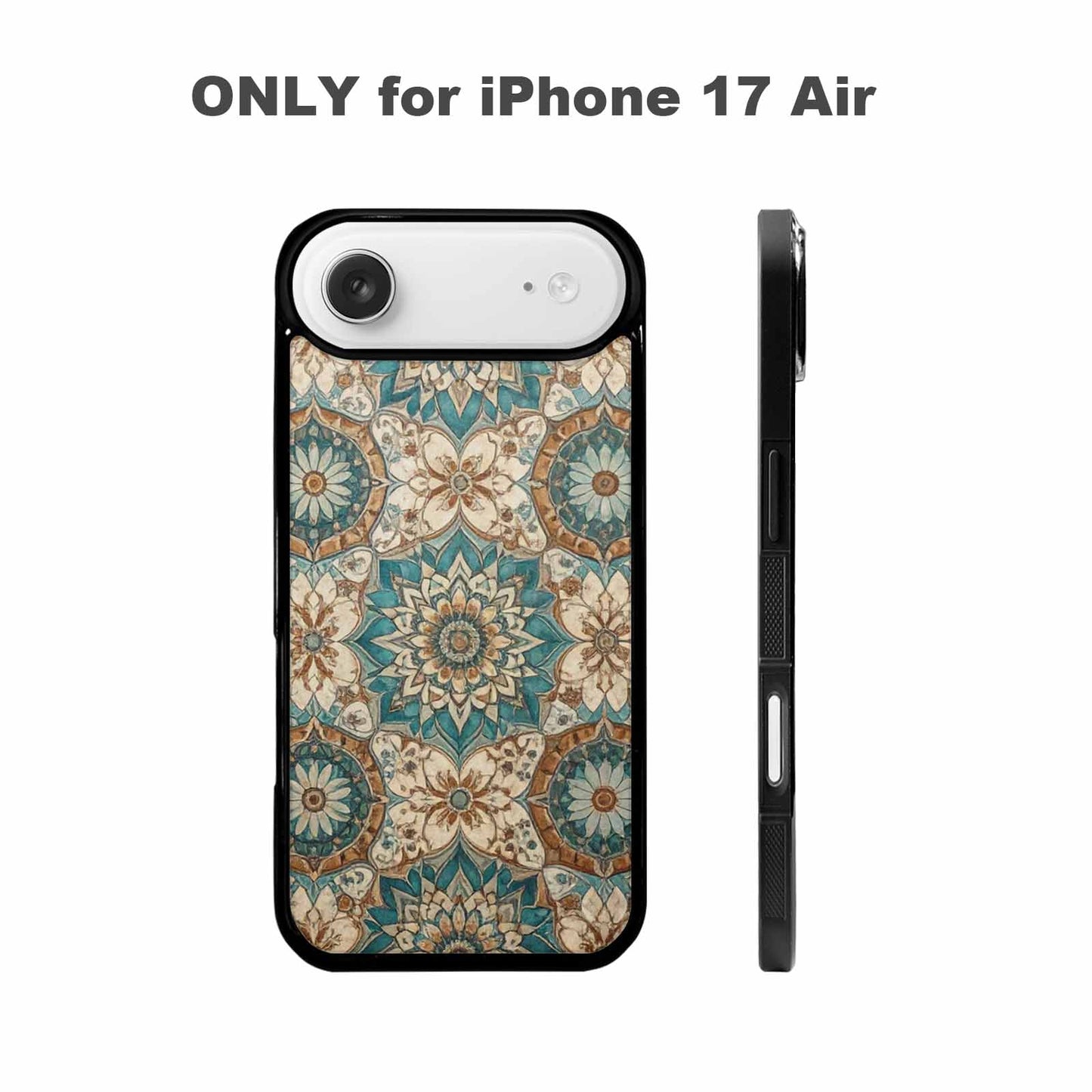 iPhone 17 Air Case — Small Mandala Pattern Randomly Varying Floral, Unique Phone Case Design