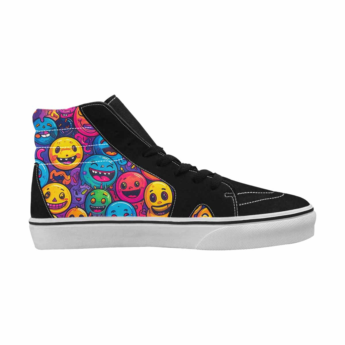MEN'S Funny Looking Cartoon High Top Canvas Aesthetic Shoes