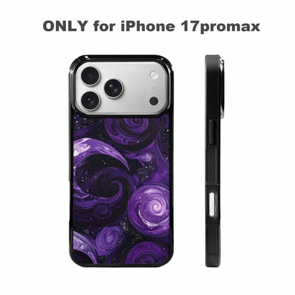 iPhone 17 Pro Max Case — Seamless Repeating Pattern Of Galaxy Space, Unique Phone Case Design