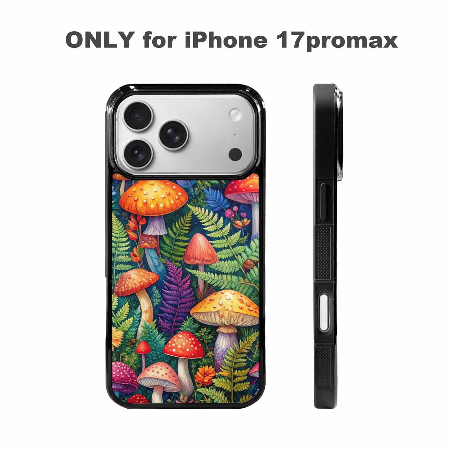 iPhone 17 Pro Max Case — Mushrooms Botanicalmushrooms P Rk2 Floral, Custom Designed Case Cover