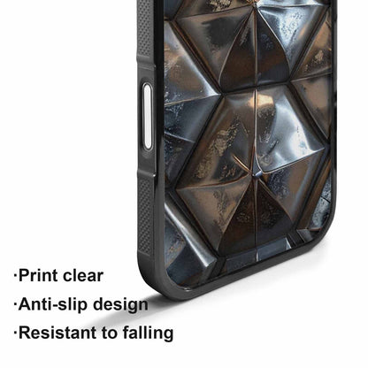 iPhone 17 Case — Metallic Back To Original Art, Custom Print Case Cover