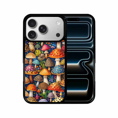 iPhone 17 Pro Case — Mushrooms Pattern Hundreds Of Yik Original, Custom Print Case Cover