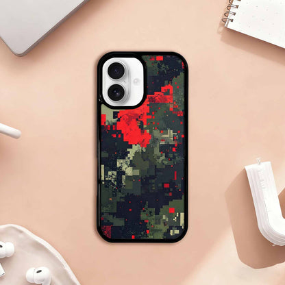 iPhone 17 Case — Small Military Camouflage Blotch Camo, Custom Phone Case