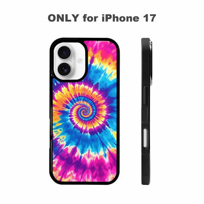 iPhone 17 Case — Tie Dye Spiral Tie Dye, Custom Printed Phone Case