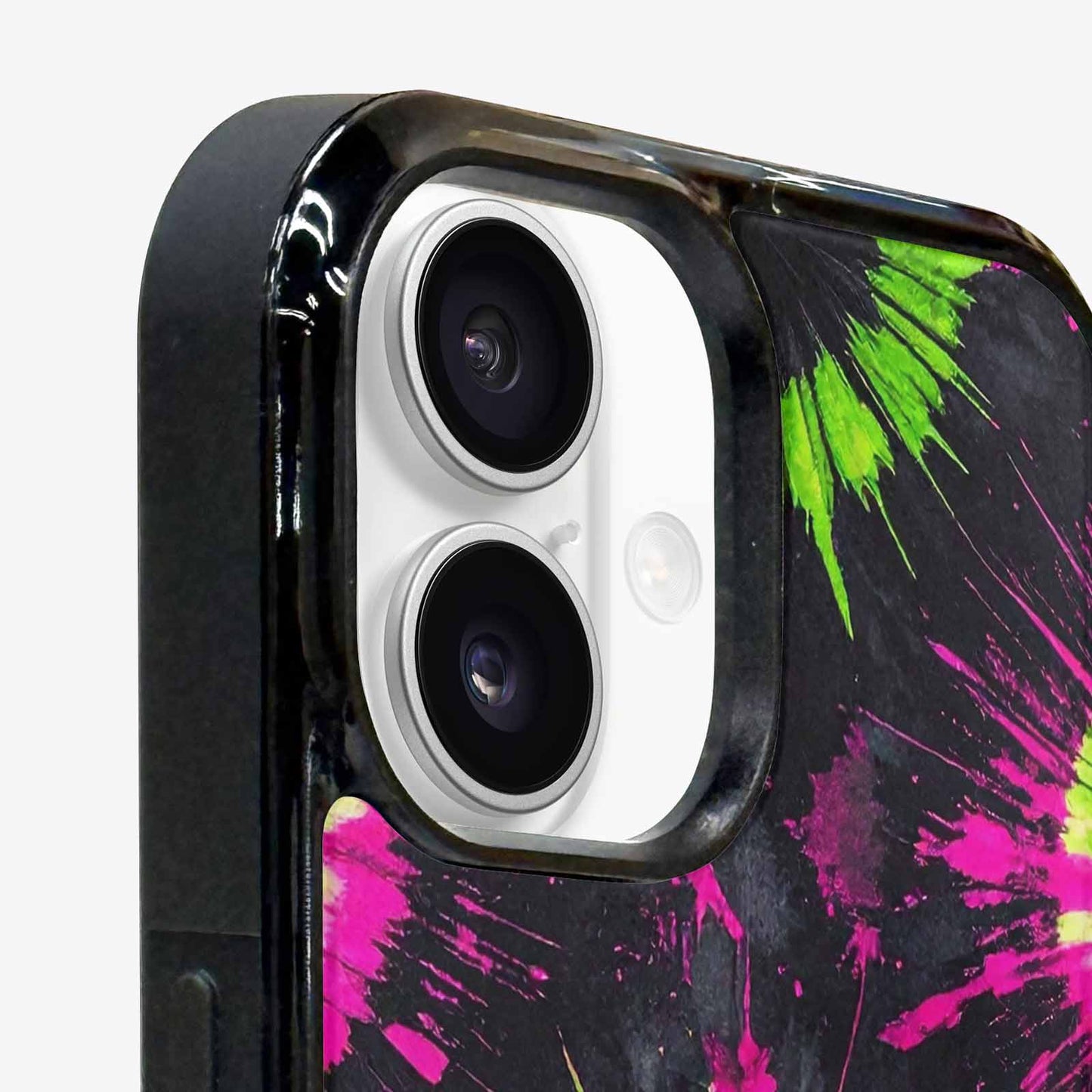 iPhone 16 Plus Case — Acid Wash Tie Dye Neon, Unique Phone Case Design