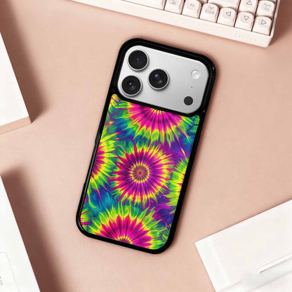 iPhone 17 Pro Case — Tie Dye Neon Acid Blended Tie, Custom Print Case Cover