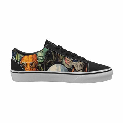 WOMEN'S Aliens × Camo Aliens Lace-Up Canvas Vivid Custom Sneakers