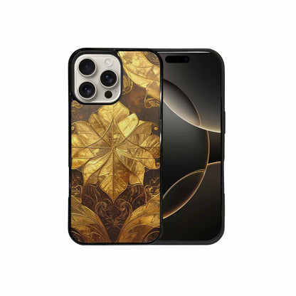iPhone 16 Pro Max Case — Klimt Gold Leaf Artwork Pattern, Custom Printed Phone Case