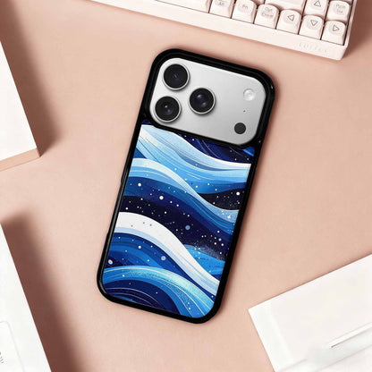 iPhone 17 Pro Case — Glossy Winter Wave Seamless Cartoon Cute, Original Design Phone Case