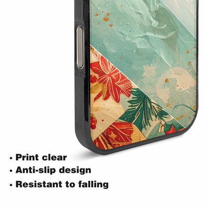 iPhone 16 Pro Case — Christmas Wrapping Paper Pattern Art Wallpaper, Custom Print Case Cover