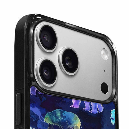 iPhone 17 Pro Case — Watercolor Cryptid Folklore Yeti Watercolor Abstract, Personalized Phone Case