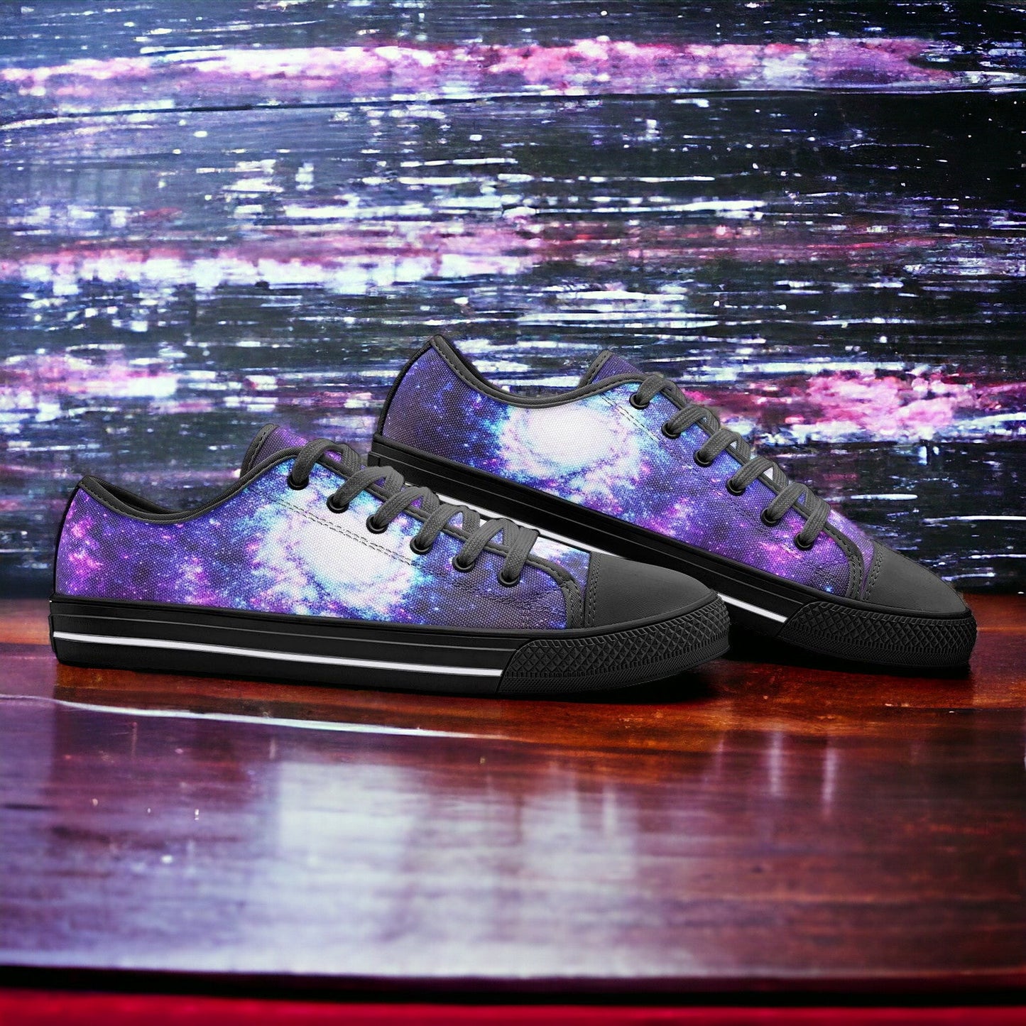 Koi Pink Cream Unique Bold Art - Freaky Shoes | Custom Art Sneakers