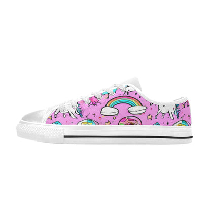 MEN'S Abstract Unicorn Art Canvas Y2K Shoes