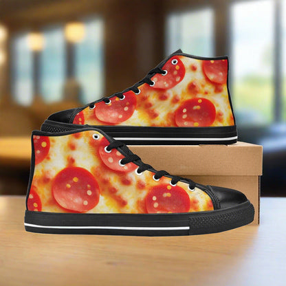 Koi Amber Gold Custom MEN Bold Art - Freaky Shoes | Custom Art Sneakers