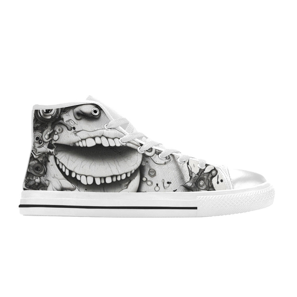 MEN'S Freestyle Horror Men’S High Top Canvas Cottagecore Shoes