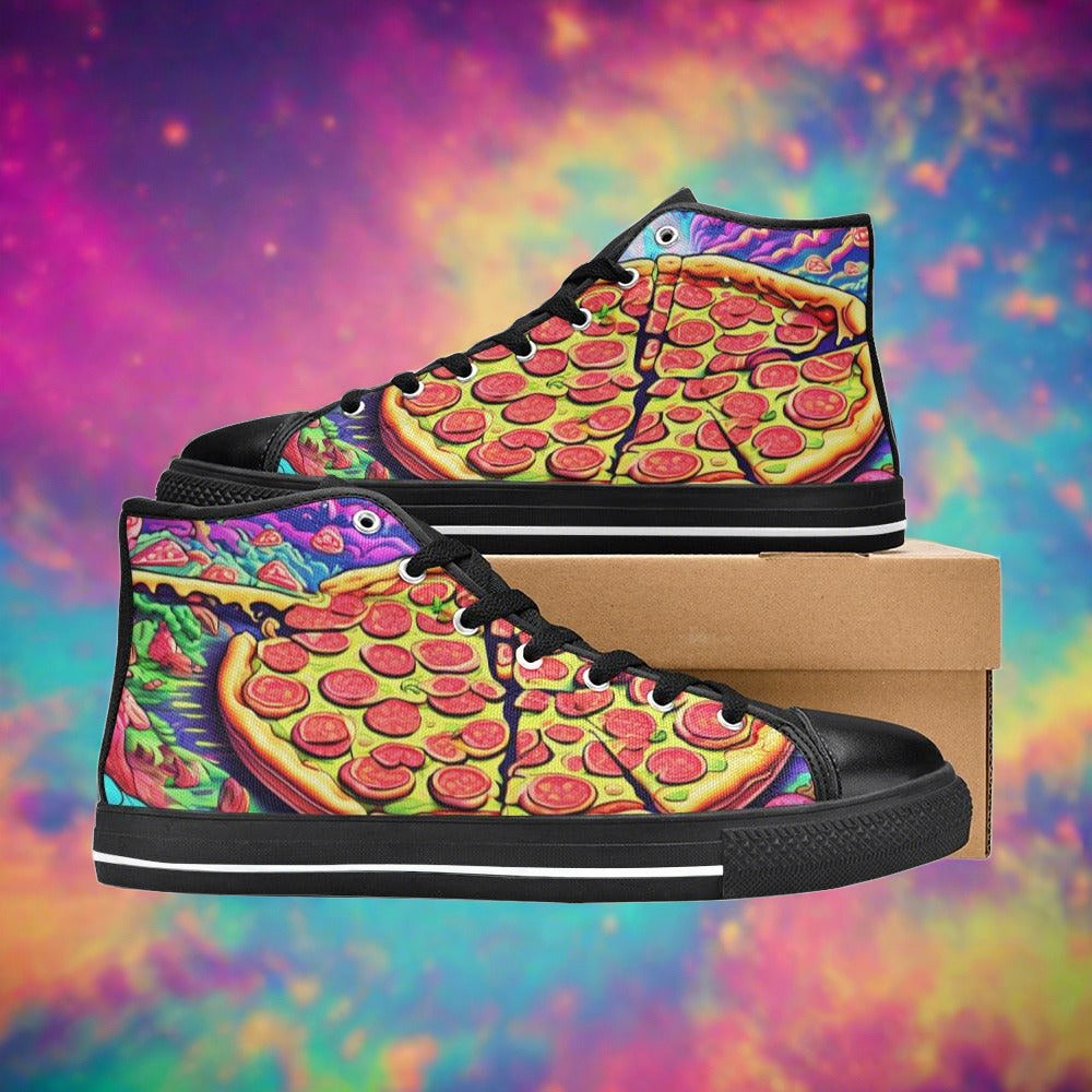 Dragon Navy Indigo Vivid MEN Bold Art - Freaky Shoes | Custom Art Sneakers