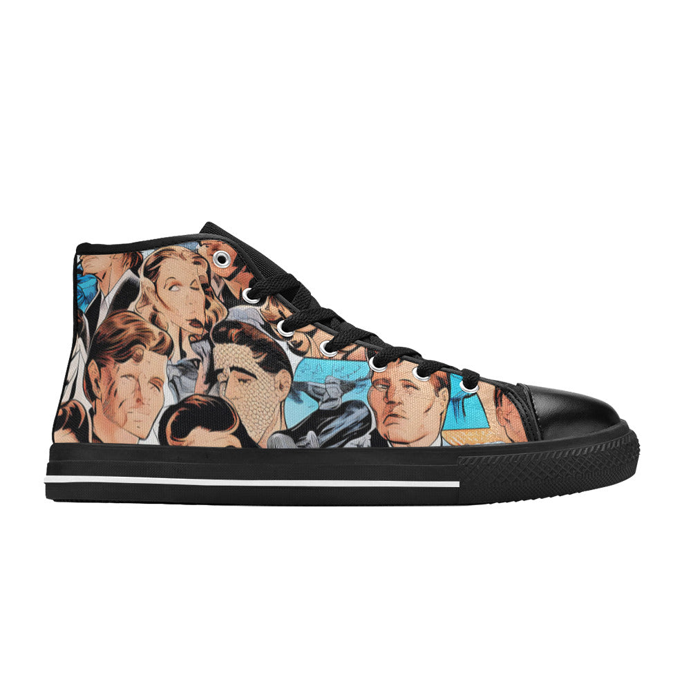 WOMEN'S Cc Retro Faces 3 High Top Canvas Y2K Shoes