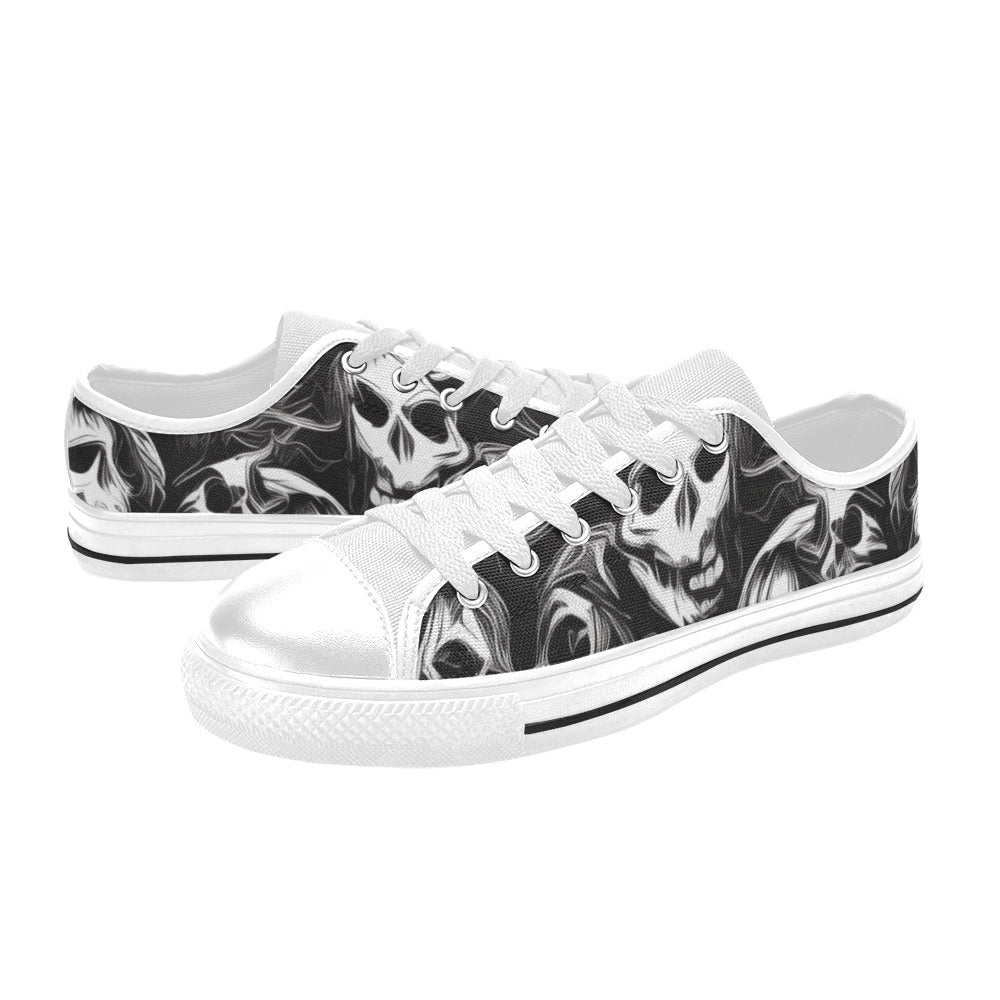 WOMEN'S Cc Skulls Ghosts Canvas Aesthetic Shoes